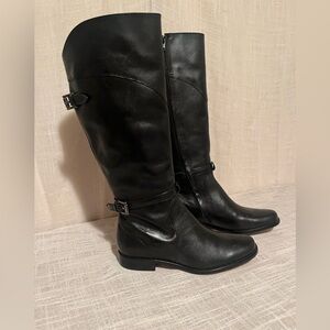 L.L.Bean Black Leather Riding Boots – Women’s Size 6M | Classic Equestrian Style
